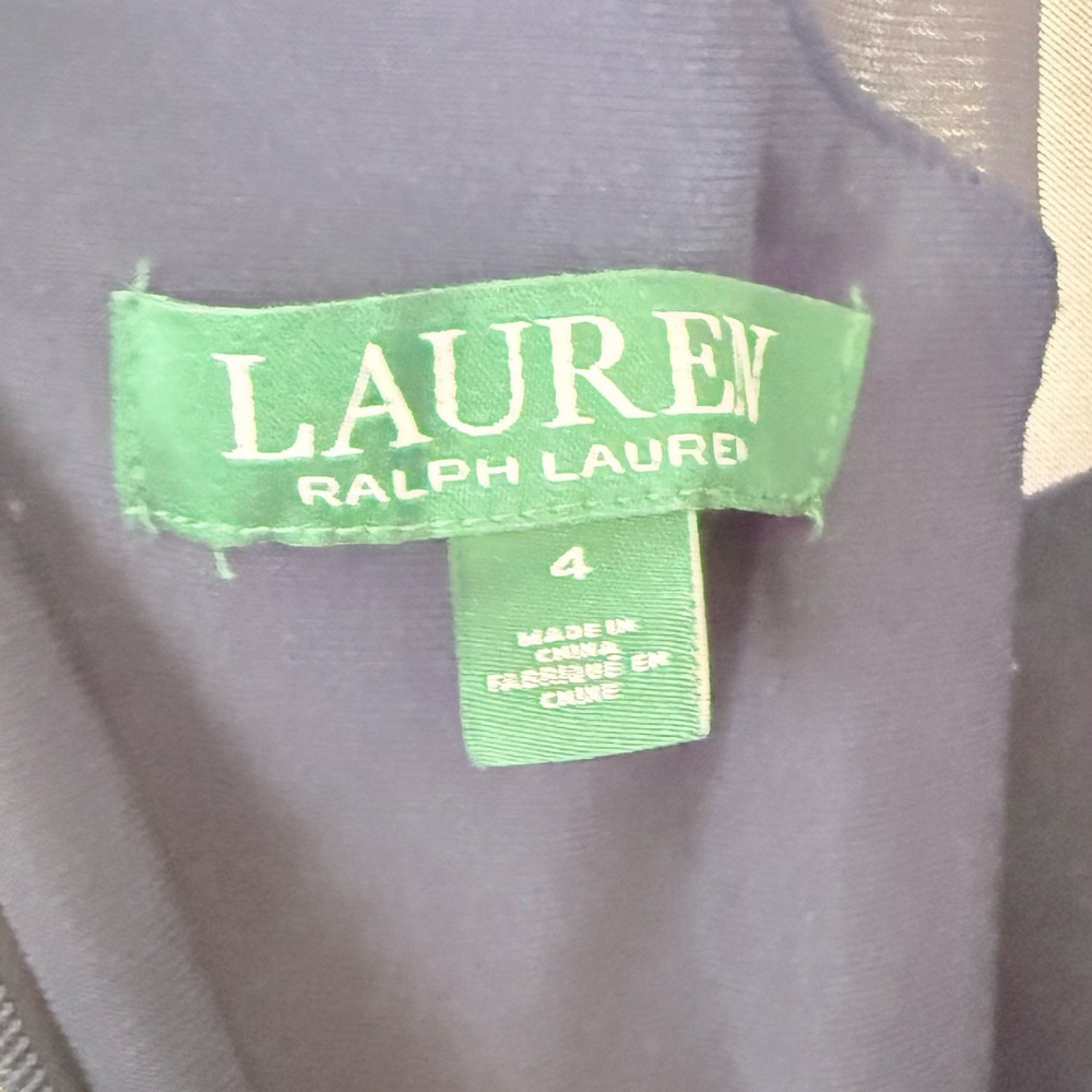 LAUREN RALPH LAUREN Matte Jersey Viviennette Dress Navy Blue Cocktail Party
NWT - Picture 6 of 8